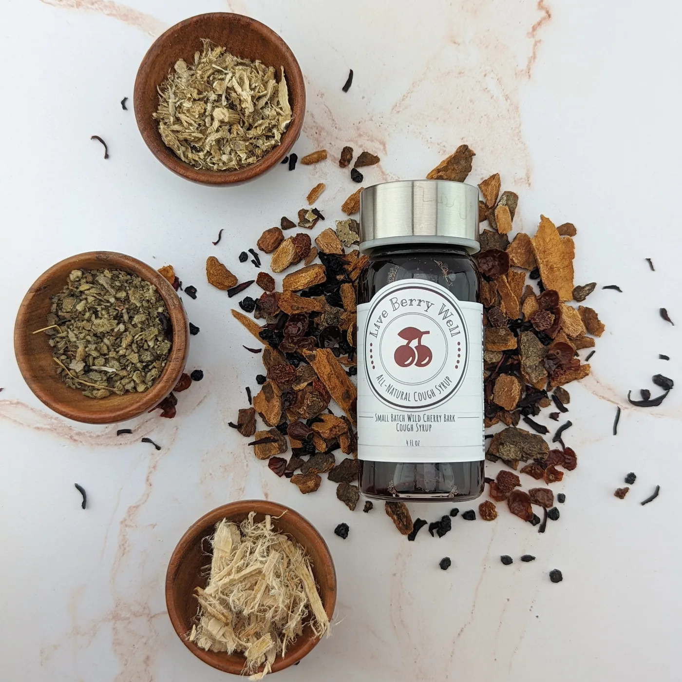 Wild Cherry Bark Cough Syrup