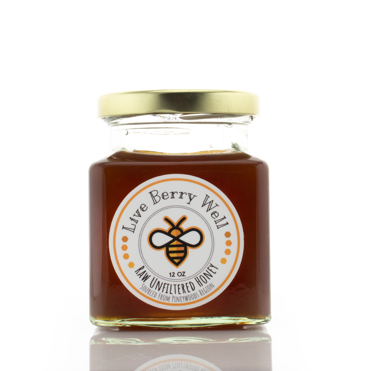 Raw Unfiltered Honey - 12 oz